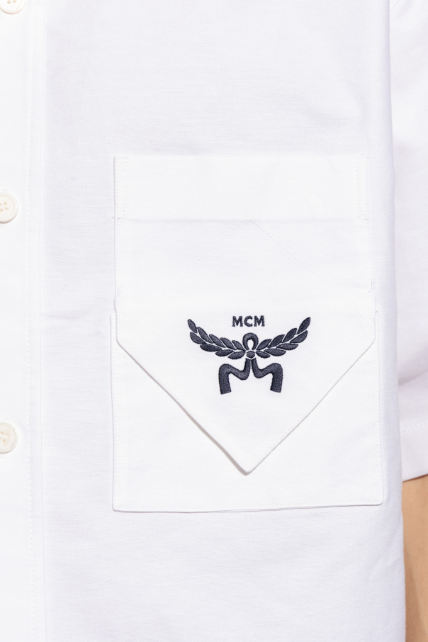 Mcm white discount shirt